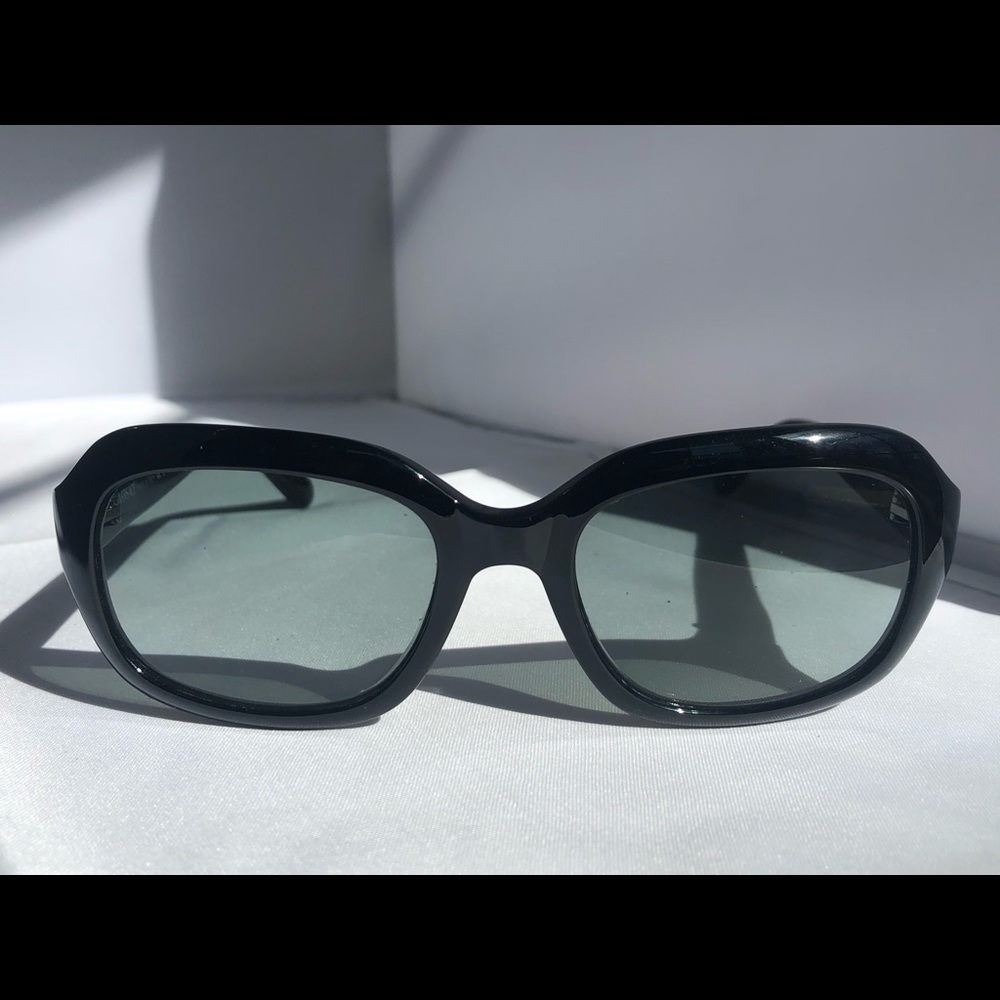 Authentic Black Versace Medusa Sunglasses